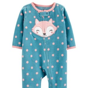 Girls 9 month Fox Pajamas